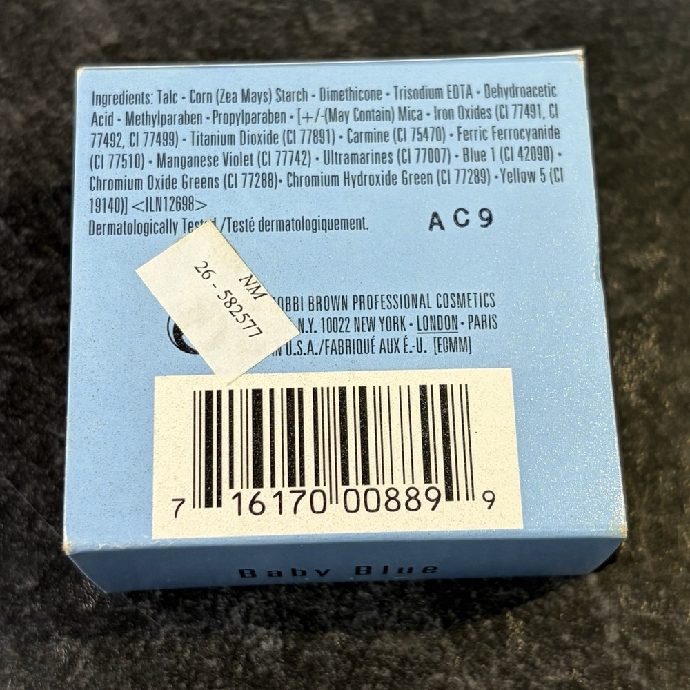 NEW Bobbi Brown Color Options Sparkledust 4 Baby Blue .18 oz SEALED Discontinued - Picture 6 of 6